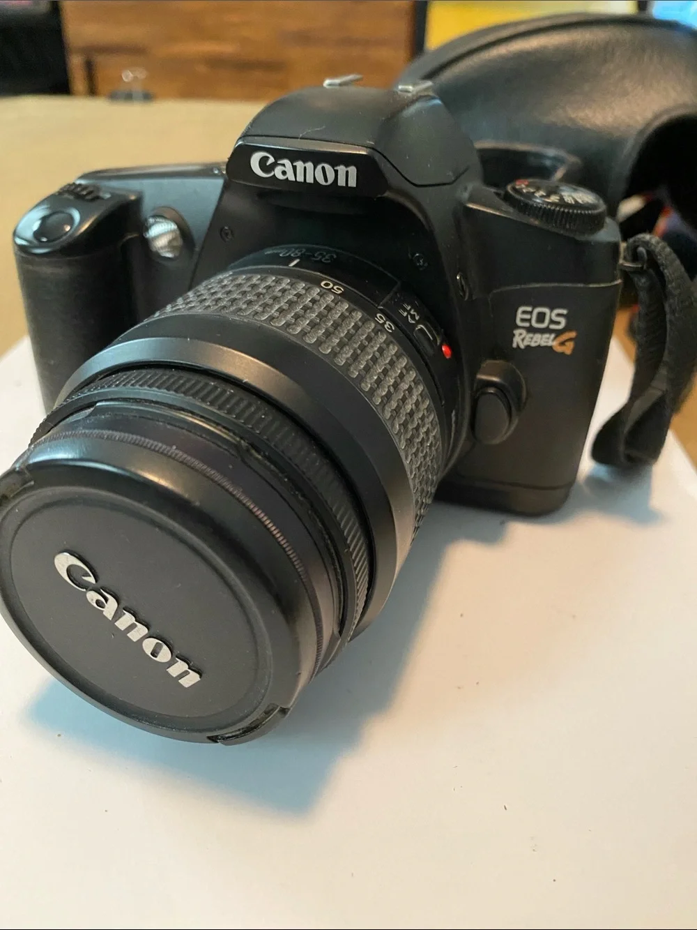 Canon EOS Rebel G Black SLR Camera with Zoom Lens FILM Camera